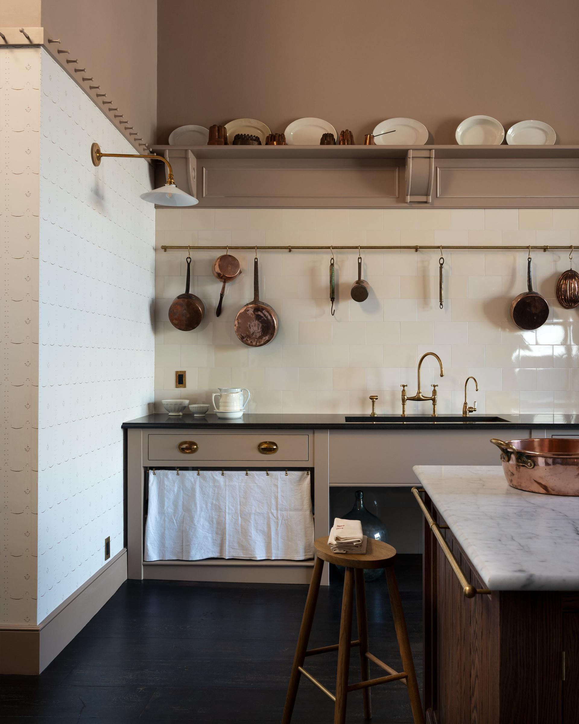A Grand Heirloom Kitchen in Los Angeles.